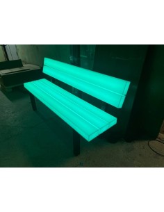 Cветящаяся уличная скамейка LED NIGHTWALK 55x180x88 см cо светодиодной подсветкой IP65 220V