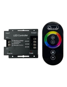 Контроллер для светильников и лент RGB 12V 288 Вт / 24V 576 Вт с сенсорным пультом ДУ