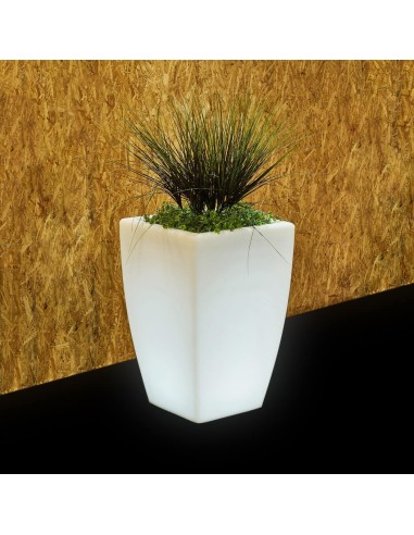 Кашпо с подсветкой LED Trofy-1 белое 220V