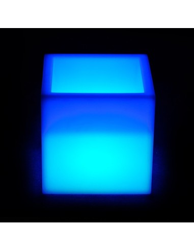 Кашпо с подсветкой Куб LED Plaza 30 см RGB 220V
