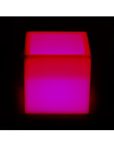 Кашпо с подсветкой Куб LED Plaza 30 см RGB 220V 2