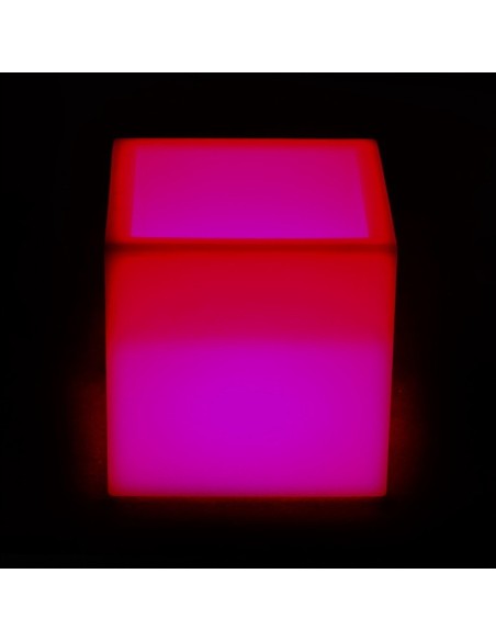 Кашпо с подсветкой Куб LED Plaza 30 см RGB с аккумулятором Кашпо с подсветкой Куб LED Plaza 30 см RGB с аккумулятором