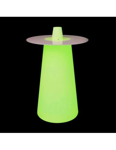 Светящийся барный стол с аккумулятором LED PLAY 110 cм. разноцветный RGB с пультом IP65