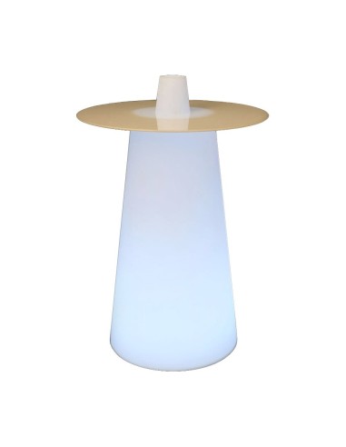 Светящийся барный стол LED PLAY 110 cм. светодиодный белый IP65 220V
