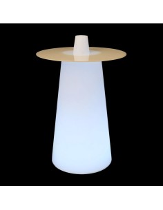 Светящийся барный стол LED PLAY 110 cм. светодиодный белый IP65 220V 2