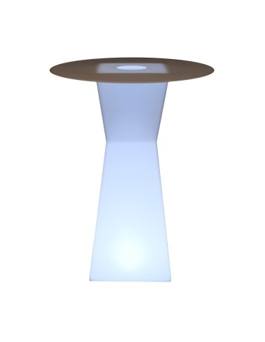 Светящийся барный стол LED PRISM A 110 cм. светодиодный белый IP65 220V