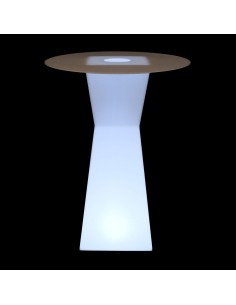 Светящийся барный стол LED PRISM A 110 cм. светодиодный белый IP65 220V 2