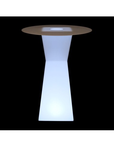 Светящийся барный стол LED PRISM A 110 cм. светодиодный белый IP65 220V