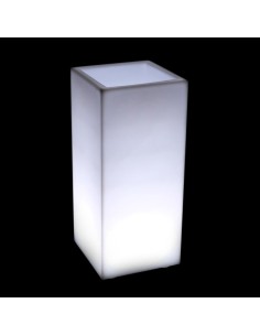Светящееся кашпо для цветов LED BORA-1 c белой светодиодной подсветкой IP65 220V 2
