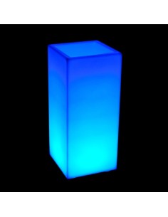 Светящееся кашпо для цветов LED BORA-1 c разноцветной RGB подсветкой и пультом ДУ IP65 220V 2