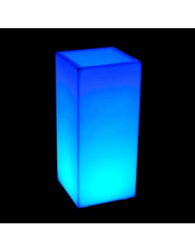 Светящееся кашпо для цветов LED BORA-1 c разноцветной RGB подсветкой и пультом ДУ IP65 220V