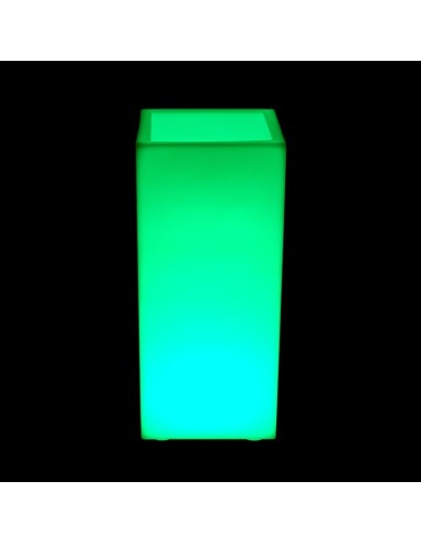 Светящееся кашпо для цветов LED BORA-1 c разноцветной RGB подсветкой и пультом ДУ IP65 220V