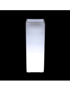Светящееся кашпо для цветов LED BORA-2 c белой светодиодной подсветкой IP65 220V 2