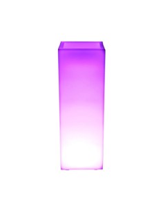 Светящееся кашпо для цветов LED BORA-2 c разноцветной RGB подсветкой и пультом ДУ IP65 220V