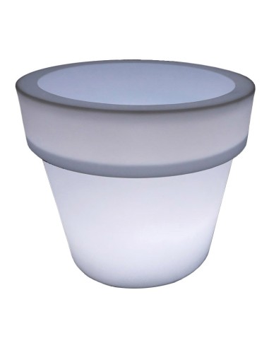 Светящийся вазон для цветов LED FLOWERPOT-1 c белой светодиодной подсветкой IP65 220V
