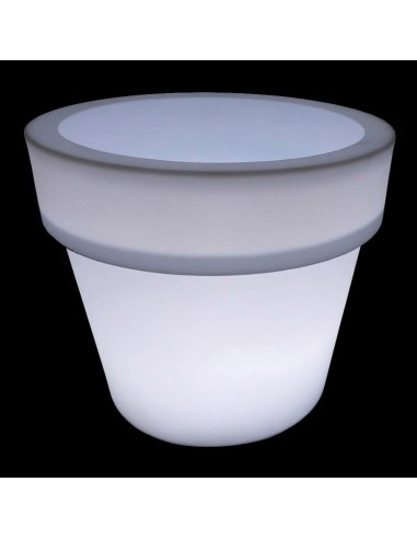 Светящийся вазон для цветов LED FLOWERPOT-1 c белой светодиодной подсветкой IP65 220V