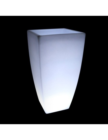 Светящееся кашпо для цветов LED LINEA-3 c белой светодиодной подсветкой IP65 220V Светящееся кашпо для цветов LED LINEA-3 c белой светодиодной подсветкой IP65 220V