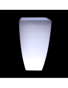 Светящееся кашпо для цветов LED LINEA-2 c белой светодиодной подсветкой IP65 220V 2