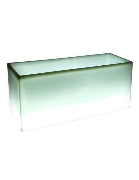 Светящееся кашпо для цветов LED TETRA-3 c белой светодиодной подсветкой IP65 220V Светящееся кашпо для цветов LED TETRA-3 c белой светодиодной подсветкой IP65 220V