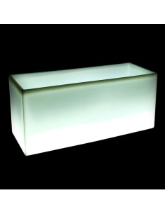 Светящееся кашпо для цветов LED TETRA-3 c белой светодиодной подсветкой IP65 220V 2