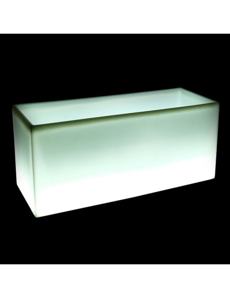 Светящееся кашпо для цветов LED TETRA-3 c белой светодиодной подсветкой IP65 220V Светящееся кашпо для цветов LED TETRA-3 c белой светодиодной подсветкой IP65 220V