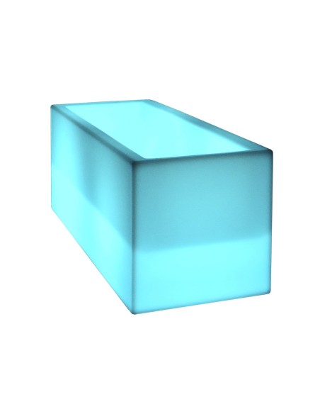 Светящееся цветочное кашпо с аккумулятором LED TETRA-2 c разноцветной RGB подсветкой и пультом USB IP65 Светящееся цветочное кашпо с аккумулятором LED TETRA-2 c разноцветной RGB подсветкой и пультом USB IP65