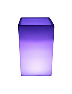 Светящееся кашпо для цветов LED BORA-3 c разноцветной RGB подсветкой и пультом ДУ IP65 220V