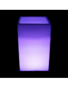Светящееся кашпо для цветов LED BORA-3 c разноцветной RGB подсветкой и пультом ДУ IP65 220V 2