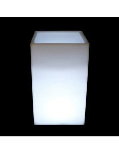 Светящееся кашпо для цветов LED BORA-3 c белой светодиодной подсветкой IP65 220V 2