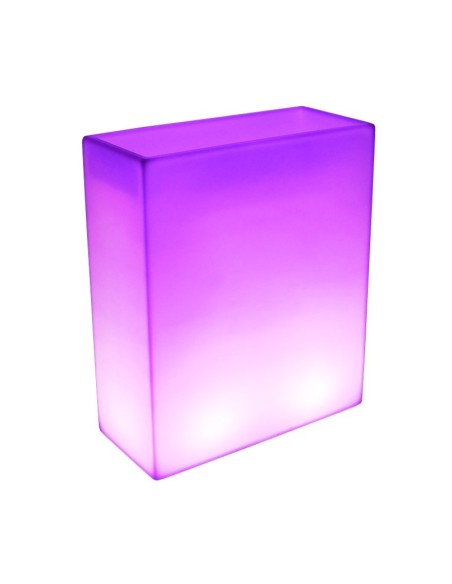 Светящееся цветочное кашпо с аккумулятором LED WALL-2 c разноцветной RGB подсветкой и пультом USB IP65 Светящееся цветочное кашпо с аккумулятором LED WALL-2 c разноцветной RGB подсветкой и пультом USB IP65