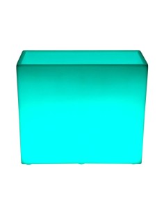 Светящееся цветочное кашпо с аккумулятором LED WALL-1 c разноцветной RGB подсветкой и пультом USB IP65