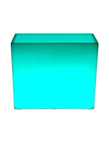 Светящееся цветочное кашпо с аккумулятором LED WALL-1 c разноцветной RGB подсветкой и пультом USB IP65