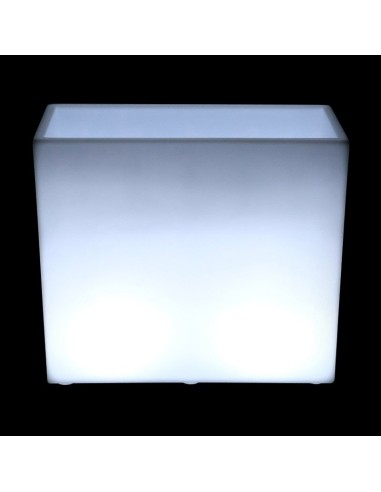 Светящееся кашпо для цветов LED WALL-1 c белой светодиодной подсветкой IP65 220V