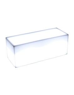 Светящееся кашпо для цветов LED TETRA-1 c белой светодиодной подсветкой IP65 220V 2