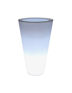 Светящееся кашпо для цветов LED TUBE-3 c белой светодиодной подсветкой IP65 220V