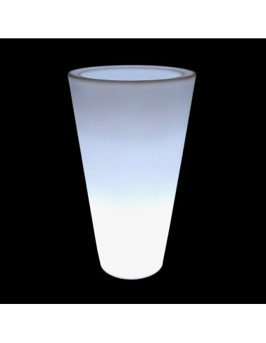 Светящееся кашпо для цветов LED TUBE-3 c белой светодиодной подсветкой IP65 220V