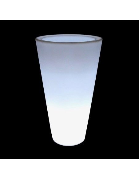 Светящееся кашпо для цветов LED TUBE-3 c белой светодиодной подсветкой IP65 220V Светящееся кашпо для цветов LED TUBE-3 c белой светодиодной подсветкой IP65 220V