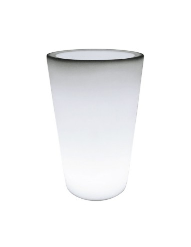 Светящееся кашпо для цветов LED TUBE-2 c белой светодиодной подсветкой IP65 220V