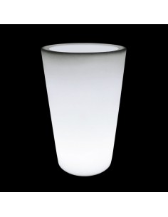 Светящееся кашпо для цветов LED TUBE-2 c белой светодиодной подсветкой IP65 220V 2