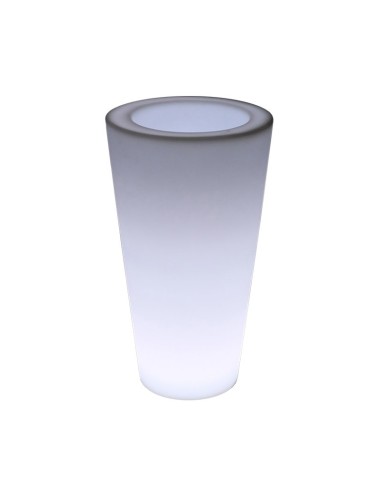 Светящееся кашпо для цветов LED TUBE-1 c белой светодиодной подсветкой IP65 220V