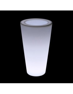 Светящееся кашпо для цветов LED TUBE-1 c белой светодиодной подсветкой IP65 220V 2