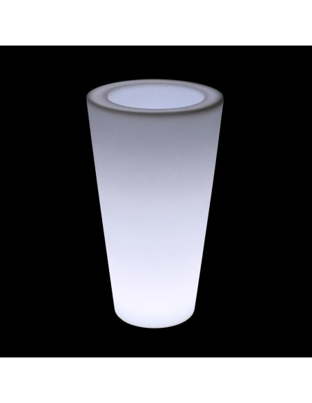 Светящееся кашпо для цветов LED TUBE-1 c белой светодиодной подсветкой IP65 220V Светящееся кашпо для цветов LED TUBE-1 c белой светодиодной подсветкой IP65 220V