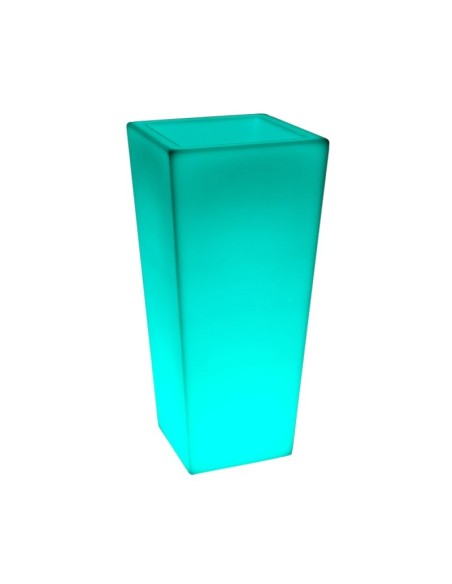 Цветочное кашпо с аккумулятором LED QUADRUM-4 c разноцветной RGB подсветкой и пультом USB IP65 Цветочное кашпо с аккумулятором LED QUADRUM-4 c разноцветной RGB подсветкой и пультом USB IP65