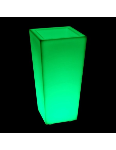 Светящееся кашпо для цветов LED QUADRUM-3 c разноцветной RGB подсветкой и пультом ДУ IP65 220V Светящееся кашпо для цветов LED QUADRUM-3 c разноцветной RGB подсветкой и пультом ДУ IP65 220V