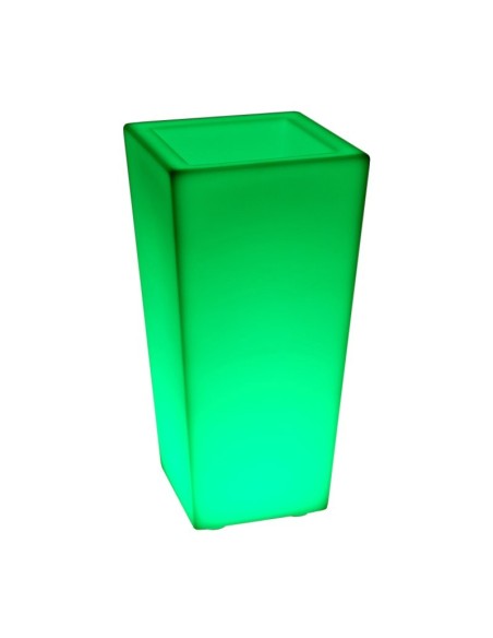 Цветочное кашпо с аккумулятором LED QUADRUM-3 c разноцветной RGB подсветкой и пультом USB IP65 Цветочное кашпо с аккумулятором LED QUADRUM-3 c разноцветной RGB подсветкой и пультом USB IP65