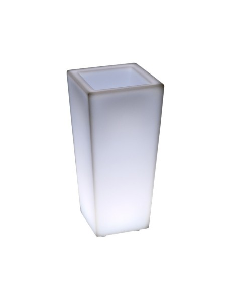 Светящееся кашпо для цветов LED QUADRUM-1 c белой светодиодной подсветкой IP65 220V Светящееся кашпо для цветов LED QUADRUM-1 c белой светодиодной подсветкой IP65 220V